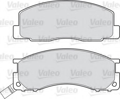 598496 VALEO Brake Pad Set, disc brake