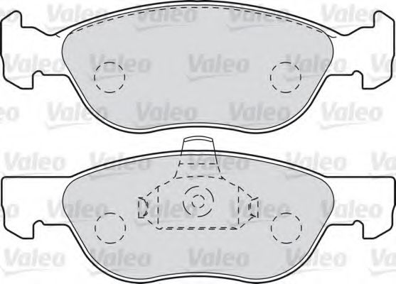 601003 VALEO Brake Pad Set, disc brake