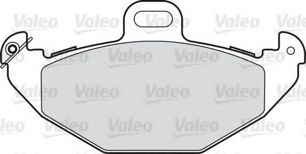 598328 VALEO Brake Pad Set, disc brake