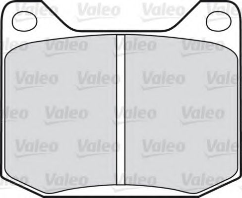 598174 VALEO Brake Pad Set, disc brake
