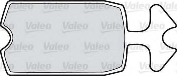 598144 VALEO Brake Pad Set, disc brake
