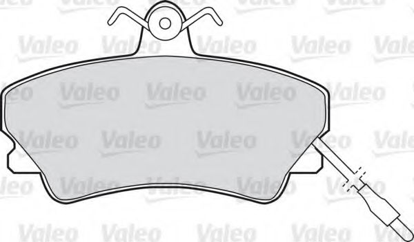 598382 VALEO Тормозная система Комплект тормозных колодок, дисковый тормоз