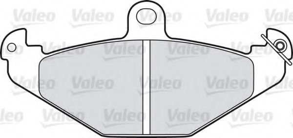 598055 VALEO Brake Pad Set, disc brake