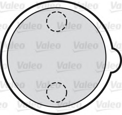 598364 VALEO Комплект тормозных колодок, дисковый тормоз