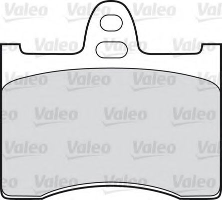 598207 VALEO Brake Pad Set, disc brake