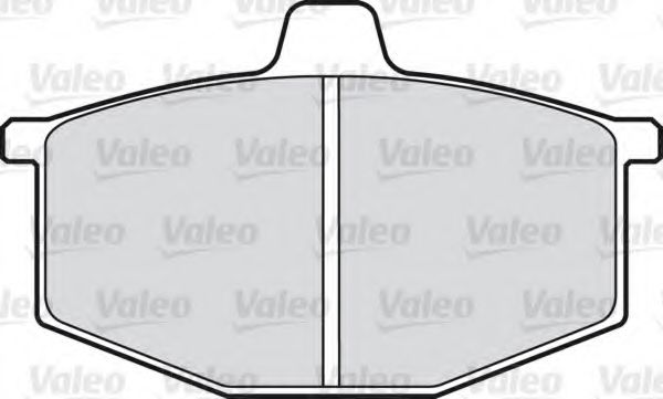 540312 VALEO Brake System Brake Pad Set, disc brake