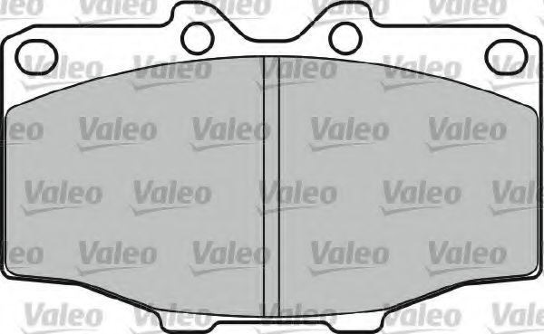 598921 VALEO Brake Pad Set, disc brake