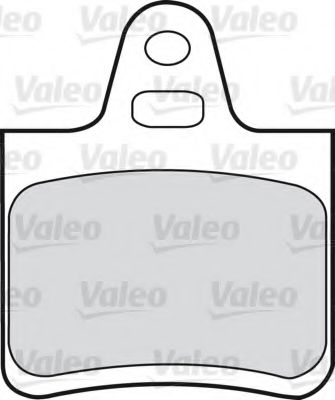 598292 VALEO Brake System Brake Pad Set, disc brake