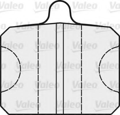 601016 VALEO Brake Pad Set, disc brake