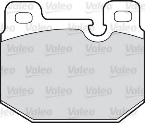 598108 VALEO Brake System Brake Pad Set, disc brake