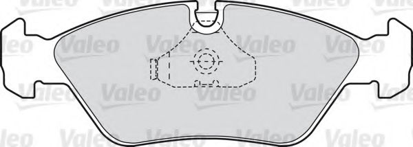 540424 VALEO Brake System Brake Pad Set, disc brake