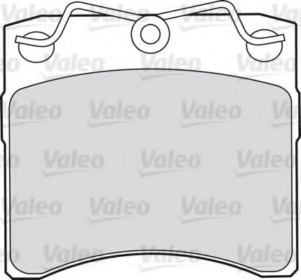 598048 VALEO Brake Pad Set, disc brake