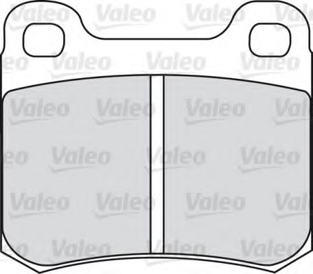 598345 VALEO Brake System Brake Pad Set, disc brake
