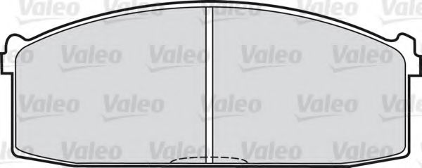 598379 VALEO Brake Pad Set, disc brake