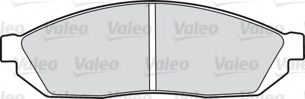 598185 VALEO Brake Pad Set, disc brake