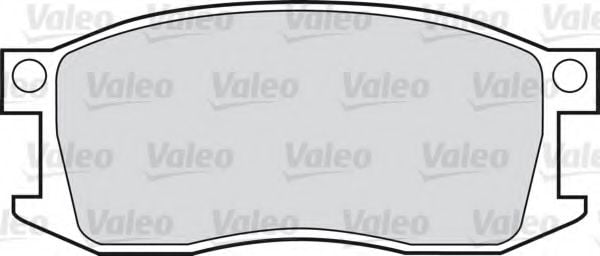 598208 VALEO Brake Pad Set, disc brake