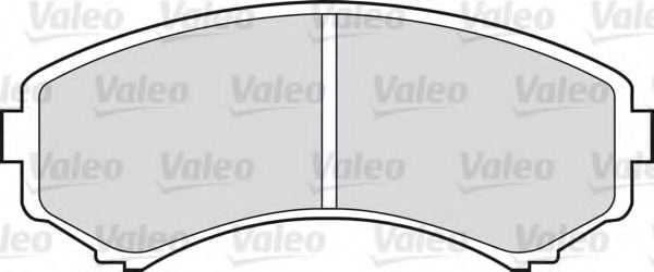 598515 VALEO Brake Pad Set, disc brake
