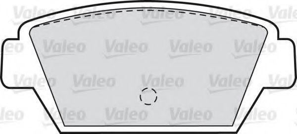 598964 VALEO Brake Pad Set, disc brake