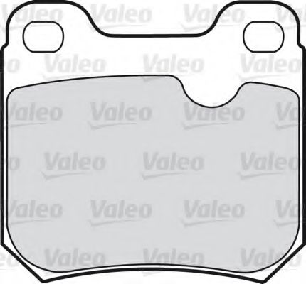 598253 VALEO Brake Pad Set, disc brake
