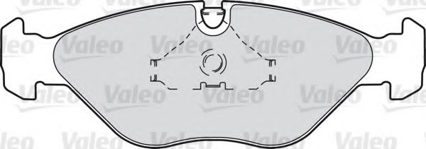 598269 VALEO Brake System Brake Pad Set, disc brake