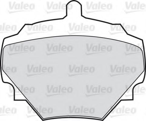 598497 VALEO Brake Pad Set, disc brake