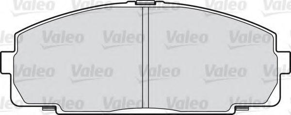 598947 VALEO Brake Pad Set, disc brake