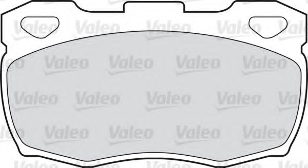 598623 VALEO Brake Pad Set, disc brake