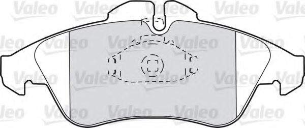 540792 VALEO Brake Pad Set, disc brake
