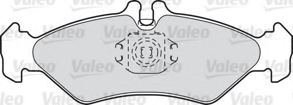 598045 VALEO Тормозная система Комплект тормозных колодок, дисковый тормоз
