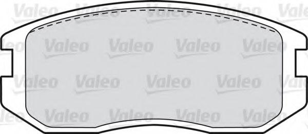 598626 VALEO Brake Pad Set, disc brake