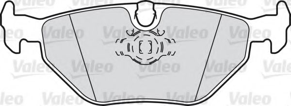 551778 VALEO Комплект тормозных колодок, дисковый тормоз