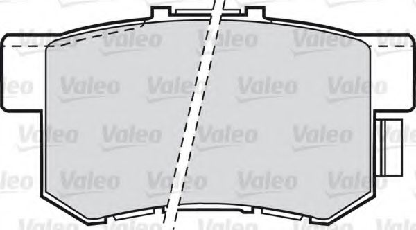 598682 VALEO Brake Pad Set, disc brake