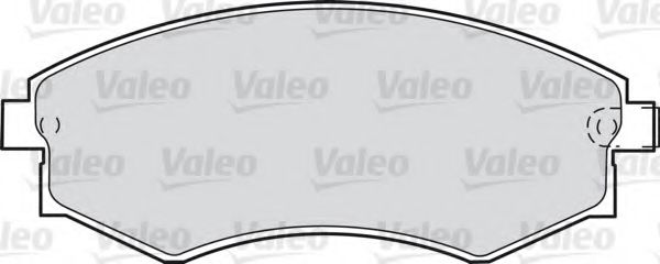 551779 VALEO Brake System Brake Pad Set, disc brake