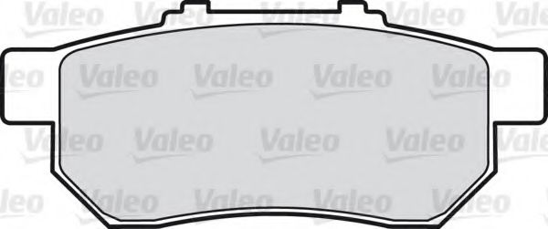598437 VALEO Комплект тормозных колодок, дисковый тормоз