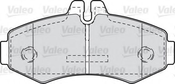 540937 VALEO Brake Pad Set, disc brake