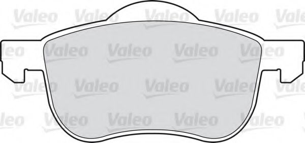 598479 VALEO Brake Pad Set, disc brake