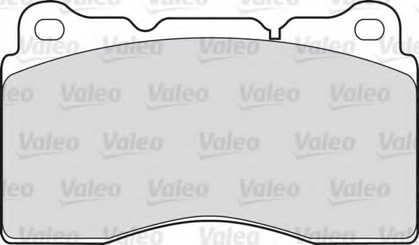 598772 VALEO Тормозная система Комплект тормозных колодок, дисковый тормоз