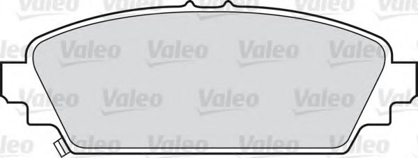 598435 VALEO Brake Pad Set, disc brake