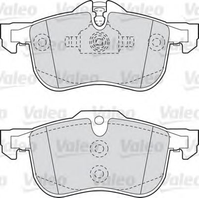 598632 VALEO Brake Pad Set, disc brake
