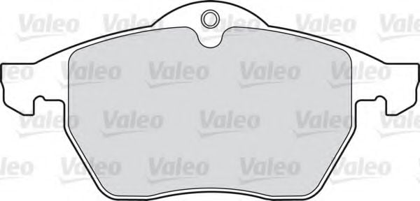 598475 VALEO Brake Pad Set, disc brake