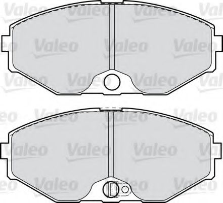 598912 VALEO Brake Pad Set, disc brake