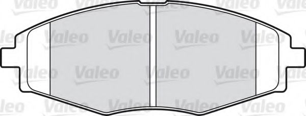 598316 VALEO Brake Pad Set, disc brake