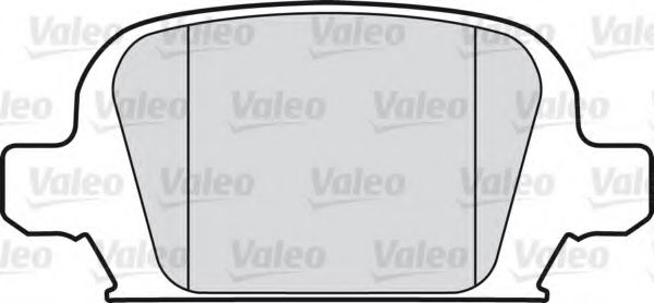 598457 VALEO Brake System Brake Pad Set, disc brake