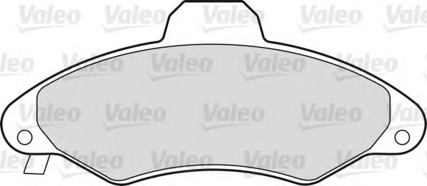 598399 VALEO Brake System Brake Pad Set, disc brake