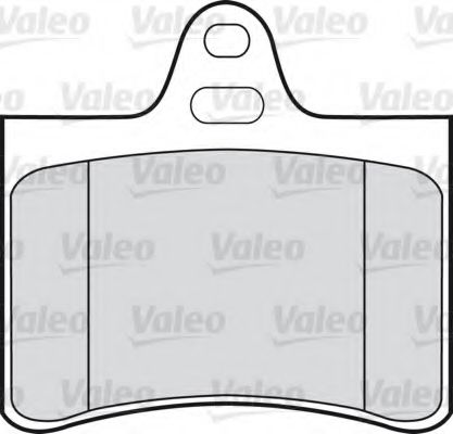 598418 VALEO Brake Pad Set, disc brake