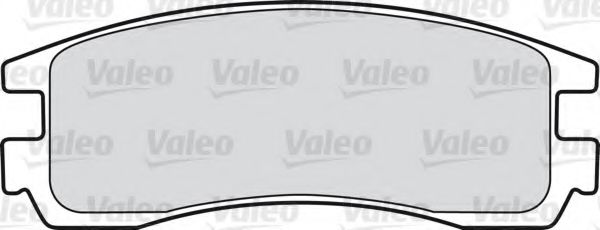 598459 VALEO Brake System Brake Pad Set, disc brake