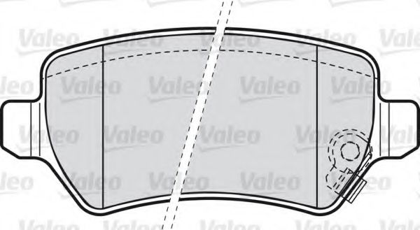 598584 VALEO Brake System Brake Pad Set, disc brake