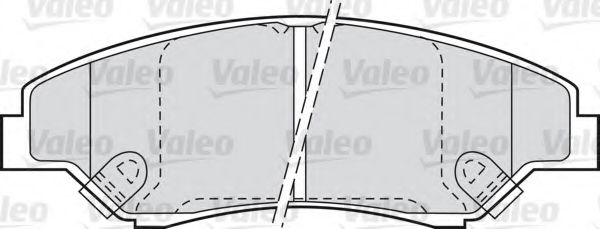 598511 VALEO Brake System Brake Pad Set, disc brake