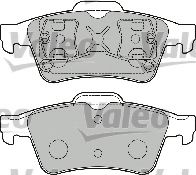 601005 VALEO Brake Pad Set, disc brake