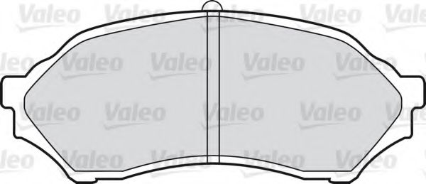 598548 VALEO Brake System Brake Pad Set, disc brake